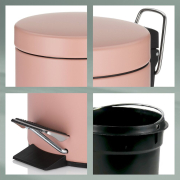 Monaco prullenbak Perl Pink